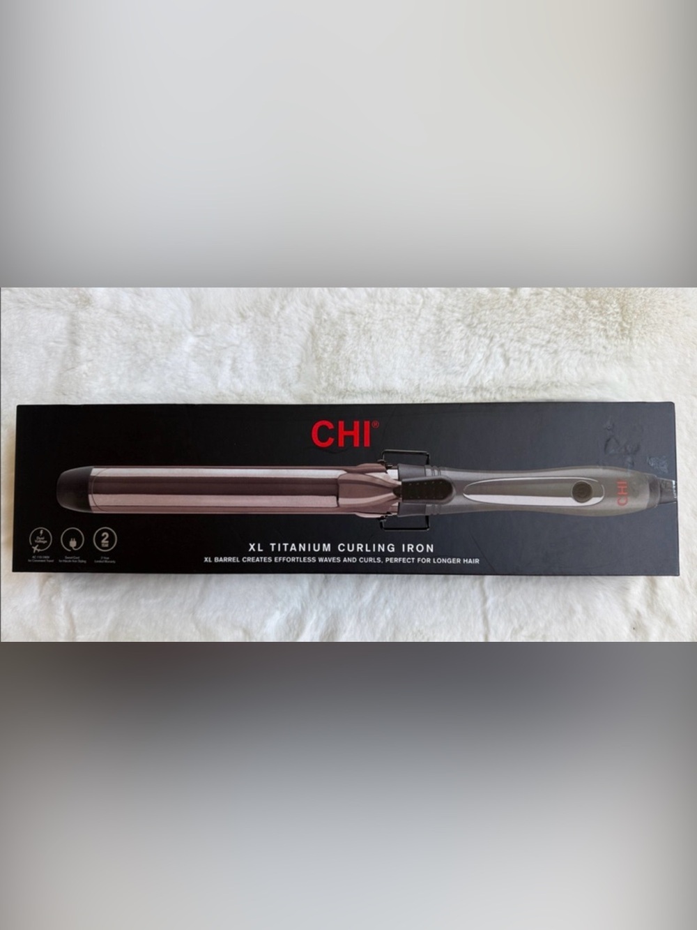 CHI XL Titanium Curling Iron — Rose Gold
